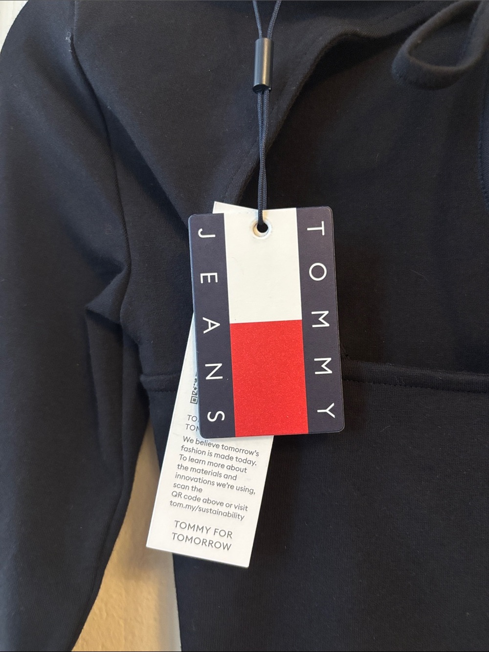 Tommy Hilfiger Black Long-Sleeve Boatneck Top - Picture 5 of 5